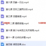 大花钦天四化紫微斗数视频共25节课程 百度云下载!