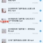 李佩袀~奇门遁甲培训视频讲解课程25集 含基础知识和速成心法 百度云