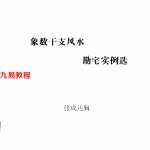 张成达《象数干支风水勘宅实例选》24页.pdf 内部学习资料 百度云网盘下载！