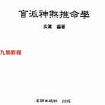 玄真盲派神煞推命学.pdf 185页 百度网盘下载!