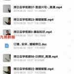 晓龙老师择日全套课程51个视频+7个择日文档 百度网盘下载！