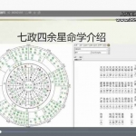 黄道制大七政七政四余课程果老星宗全套视频课程+音频课程+完整讲义