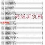 高德臣2021盲派六爻初中高级班录音课程+课件pdf 百度云下载!