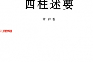 《四柱述要》_谢沪著278页.pdf     百度云下载！