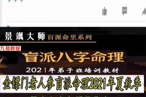 金镖门老人参盲派命理2021年夏秋季钉钉讲课视频全套视频36集 百度云