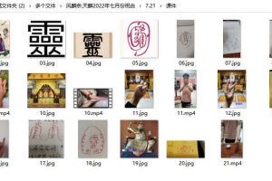 凤麟宗.天麟2022年七月份祝由课 百度云下载！