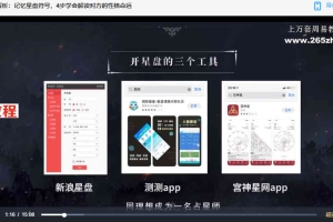 伊伊占星最新版初中高阶课程+五天体验营视频课 百度云下载！