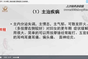 2020脏腑点穴推拿培训(HY)45集视频 百度云下载！