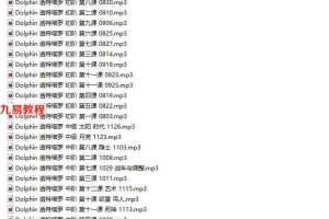 2021海豚透特课程录音 百度云下载!