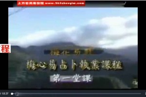 郑珂-梅花心易8集视频加讲义62页pdf(视频缺一集)     百度云下载!
