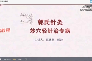 灵兰 郭氏针灸 妙穴轻针治专病99集视频 【完结】百度云下载！