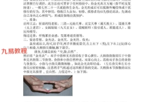 金光咒大小金光法修炼方法及手印pdf 百度云下载！
