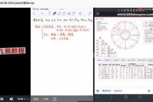 Crystal本命占星课程视频15集+讲义pdf 百度云下载！
