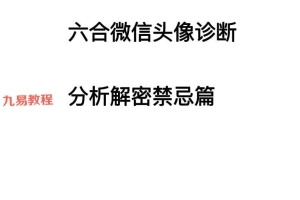 六合先生数理风水-头像诊断分析解密禁忌篇pdf 百度云下载!