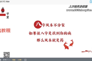 尤尤宗师命理课程视频15集 百度云下载！