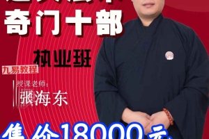 顾东海《通天法术奇门》奇门风水改旺法视频10集 百度云下载!