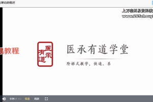 医承有道学堂 伤寒论24天精讲营课程  讲透伤寒 会用经方 百度云