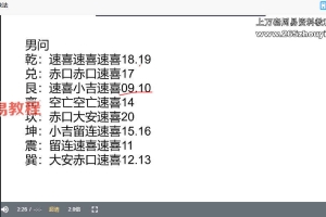 君谦小六壬弟子班课程视频14集 百度云下载!