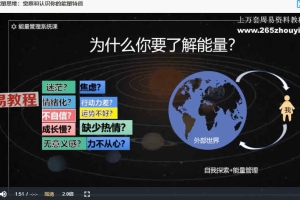 14天能量管理训练营(8.5-8.16)课程视频12集 百度云下载!