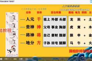 司天喜老师生肖神断精华班课程视频17集 百度云下载！