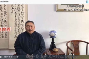 赵向阳~八字全息场精准断1-3单元课程视频18集 百度云下载！