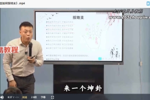 冯楚雄《六爻八卦决策学》课程视频21集 百度云下载!