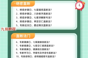 司天喜《数字能量:九阳神功》课程视频7集 百度云下载!
