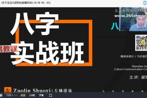 左林说易八字命理实战班课程视频18集 百度云下载!