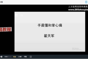 翟天军 20种临床常见症状(2019.10月新)视频20集 百度云下载