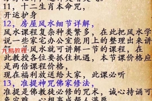 阴阳先生法及咒术修炼（二期）视频+图片+录音 百度云下载！