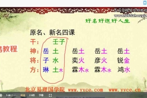 姜智元姓名直断高级班课程视频6集 百度云下载!