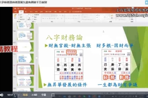 孔方八字师资班10集视频 百度云下载!