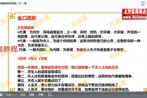 权俞通生肖神数与风水研修班视频28集 百度云下载!
