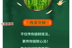 陈法灵拢财包绝密配方视频2集 百度云下载!