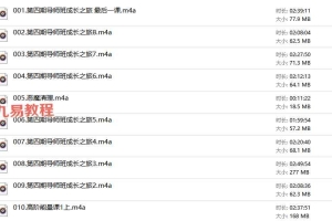她的声音导师班 第四期录音17集 百度云下载！