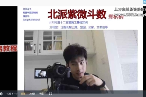 郑柄柄2023北派紫微斗数102集教程视频 百度云下载！