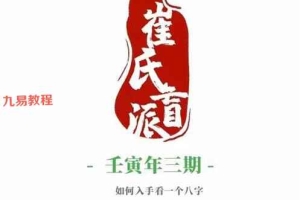 崔文举2022年3期崔氏盲派八字网络版视频20课+讲义pdf 百度云