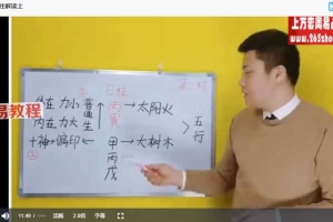 杨老师60甲子单柱解读视频2集 百度云下载!