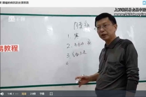 周三秒新中医思维训练营系列课—暨傻子中医辩证法视频15节