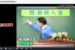 陈安茂-东霖姓名学务实篇+名情财生肖姓名学两套视频 百度云