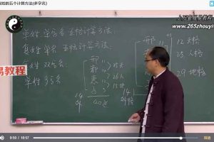 李明光五格剖象《姓名学线上密训》视频20集 百度云下载！