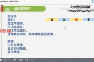 吴九龙《号码秒断弟子技法班视频》21集 百度云下载！