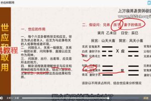 刘骏六爻初级课程30集视频 百度云下载!