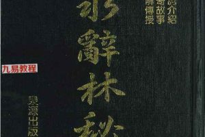 李人奎编著《风水辞林秘解》1063页 pdf 百度云下载!