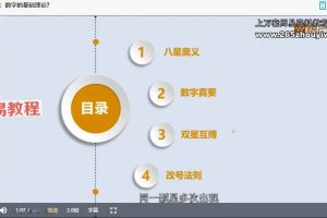 天地真数系统课(测号+改号)(自学课)视频30集 百度云下载!