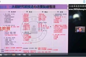 2023年子奇奇门遁甲大师班 27集视频+大师班讲义资料pdf 百度云下载！