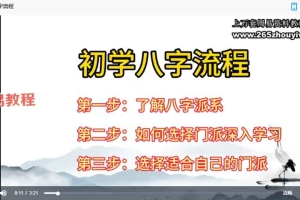 黎宏阳《四柱八字大师班》65集视频 百度云下载!
