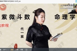 易熵元紫微斗数课程视频33集 百度云下载！