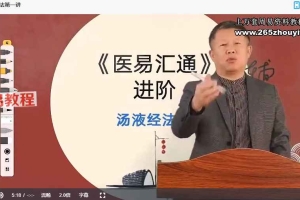 赵五味《医易汇通》进阶课视频49集 百度云下载!