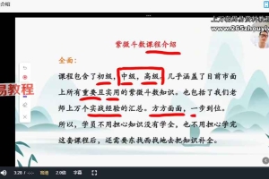 文彦博紫微斗数初中高级课程视频96集 百度云下载!